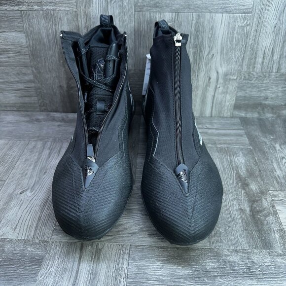 Adidas Nasty 2.0 Men's size 13.5 Black Zip Up Football Cleats - Picture 2 of 8